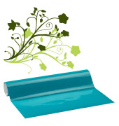 Vinylfolie permanent türkis 31,5 cm x 1,0 m, 1 Rolle