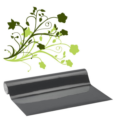 Vinylfolie permanent dunkelgrau 31,5 cm x 1,0 m, 1 Rolle
