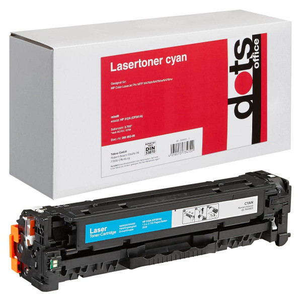 4250073734722 - Toner 25280003-DOTS kompatibel zu HP 312A cyan 4250073734722 Dots 4250073734722 - Toner 25280003-DOTS kompatibel zu HP 312A cyan 4250073734722 Dots