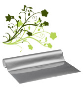 Vinylfolie permanent silber 31,5 cm x 1,0 m, 1 Rolle