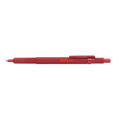 Kugelschreiber 600 rot Schreibfarbe schwarz