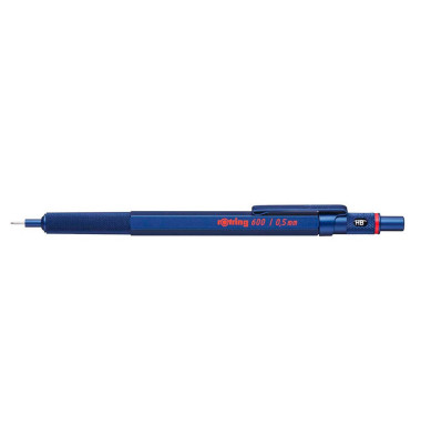 Druckbleistift 600, 2114266, metallicblau, 0,5mm, HB