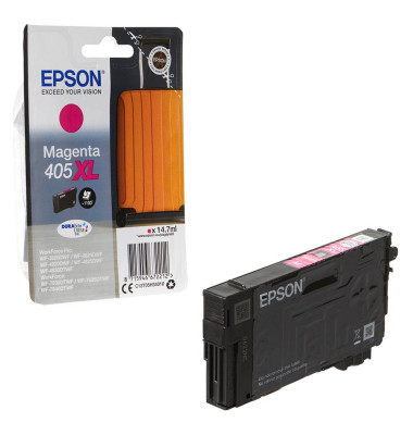 Druckerpatrone 405XL / T05H3 C13T05H34010 (kompatibel zu Epson 405XL / T05H3), magenta, ca. 1100 Seiten