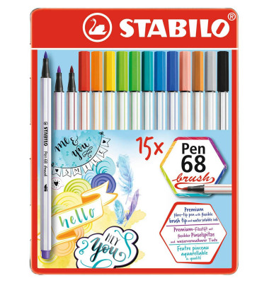 Pen 68 brush Brush-Pens farbsortiert Pen 68 brush Brush-Pens farbsortiert