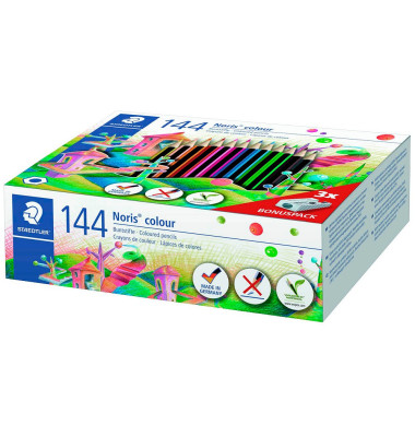 144 Noris® colour 185 Buntstifte farbsortiert