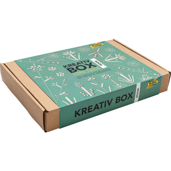 4001868119534 - Bastelset Kreativbox Wood 590-tlg 4001868119534 folia 4001868119534 - Bastelset Kreativbox Wood 590-tlg 4001868119534 folia