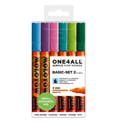 BASIC-SET 2 Acrylstifte farbsortiert 2,0 mm BASIC-SET 2 Acrylstifte farbsortiert 2,0 mm
