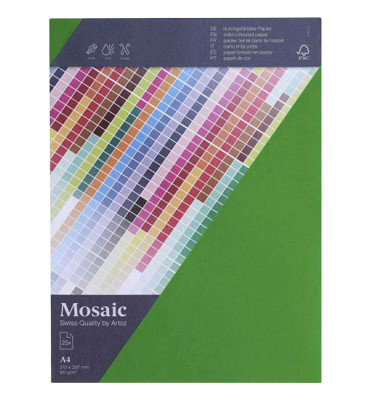Kopierpapier Mosaic 947925-345 apfelgrün A4 90g 