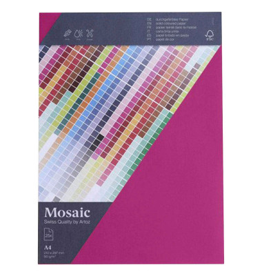 Kopierpapier Mosaic 947925-486 fuchsia A4 90g 