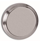Haftmagnet 6170796, Rund, 16mm &Oslash;, silber, 5000g
