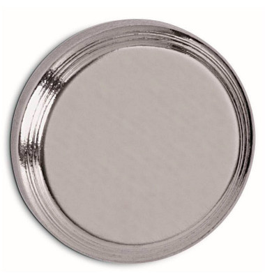 Haftmagnet 6170796, Rund, 16mm &Oslash;, silber, 5000g