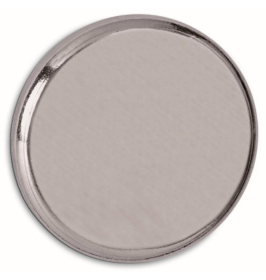 Magnet silber Ø 2,5 x 0,9 cm