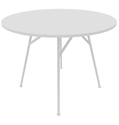 Beistelltisch Cove OTAVOT09 PTBA2 GAM06VB, 75cm (H), 100x100cm (BxT), rund, weiß / weiß