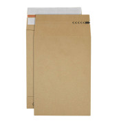 Faltentaschen e-Green 00069113, B4, ohne Fenster, 50mm-Falte, haftklebend, 120g, braun