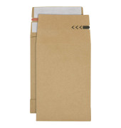 Faltentaschen e-Green 00069112, C5, ohne Fenster, 40mm-Falte, haftklebend, 120g, braun