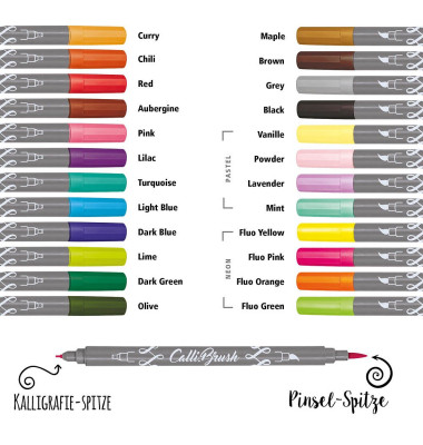 81463 Faserschreiber Calli Brush Calli Brush Brush-Pens 2,0 mm 81463 Faserschreiber Calli Brush Calli Brush Brush-Pens 2,0 mm