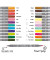 81463 Faserschreiber Calli Brush Calli Brush Brush-Pens 2,0 mm