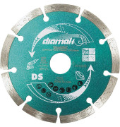 Trennscheibe D-61139 Diamak für Marmor, Beton, Ziegel, Schiefer, Zementziegel