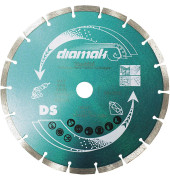 Trennscheibe D-61145 Diamak für Marmor, Beton, Ziegel, Schiefer, Zementziegel