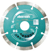 Trennscheibe D-61123 Diamak für Marmor, Beton, Ziegel, Schiefer, Zementziegel