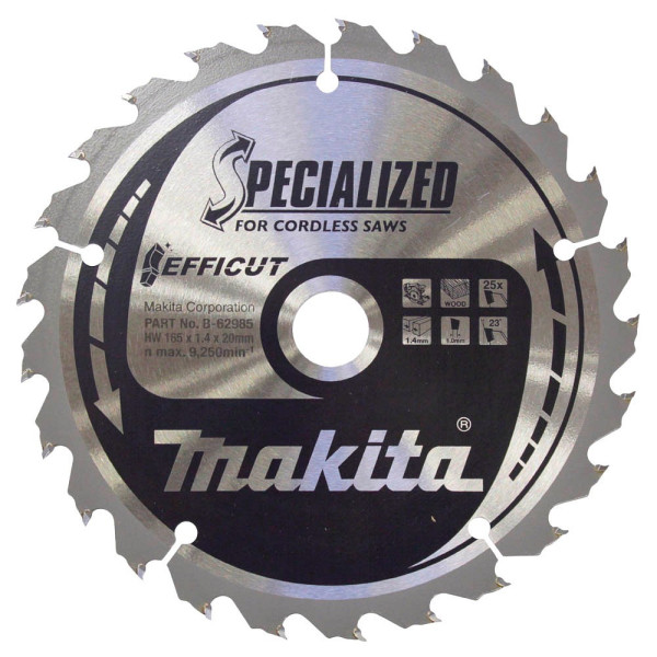 0088381531474 - makita B-62985 EFFICUT Kreissägeblatt 1650 mm 25 Zähne 1 St