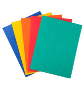 Heftbox 56400E, A4 farbig sortiert (blau/gelb/grün/orange und rot), Karton 355g