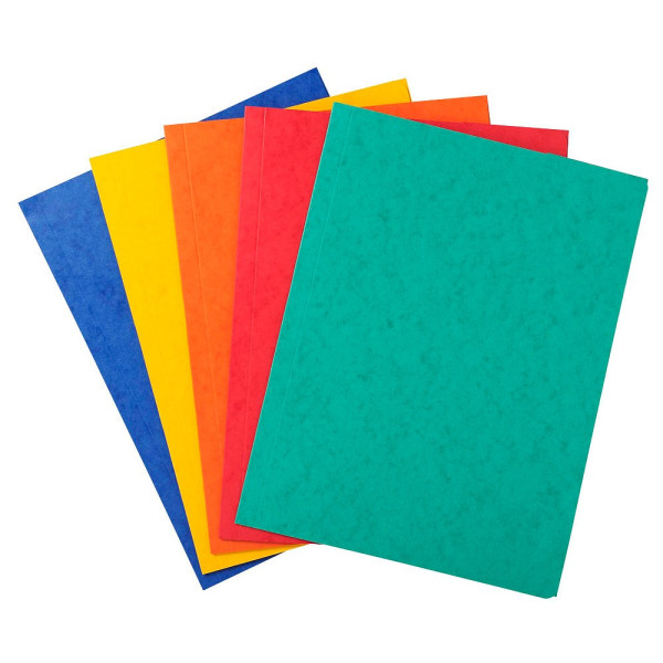3130631564002 - Heftbox 56400E A4 farbig sortiert (blau gelb grün orange und rot) Karton 355g 3130631564002 10 Stück