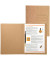 Schnellhefter 39988E, A4, braun, Karton, 355g, Vorderdeckel opak