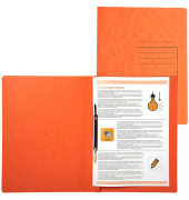 Schnellhefter 39994E, A4, orange, Karton, 355g, Vorderdeckel opak