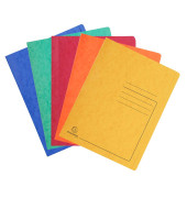 Schnellhefter 39990E, A4, 5x grün/rot/blau/orange/gelb, Karton, 355g, Vorderdeckel opak
