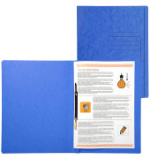 Schnellhefter 39992E, A4, blau, Karton, 355g, Vorderdeckel opak