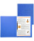 Schnellhefter 39992E, A4, blau, Karton, 355g, Vorderdeckel opak