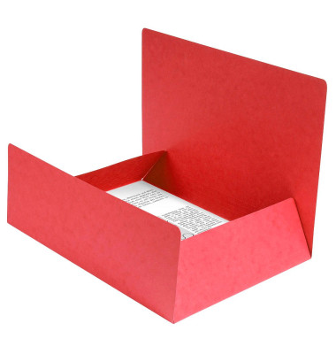 Heftbox 56403E, A4 rot, Karton 355g