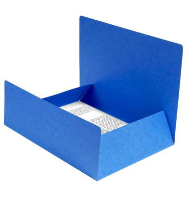 Heftbox 56407E, A4 blau, Karton 355g
