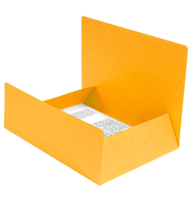 Heftbox 56404E, A4 gelb, Karton 355g