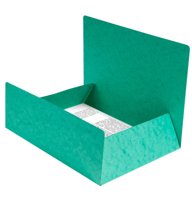 Heftbox 56415E, A4 grün, Karton 355g