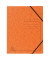 Eckspannmappe 555414E, A4 orange Karton 355g