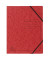 Eckspannmappe 555415E, A4 rot Karton 355g