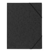 Eckspannmappe 555411E, A4 schwarz Karton 355g