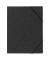Eckspannmappe 555411E, A4 schwarz Karton 355g