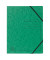 Eckspannmappe 555413E, A4 grün Karton 355g