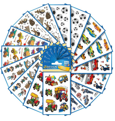 524 Aufkleber-Set 59991 für Jungen
