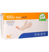 Einmalhandschuhe Medi-Inn Light 93401 transparent Größe M/8 Vinyl