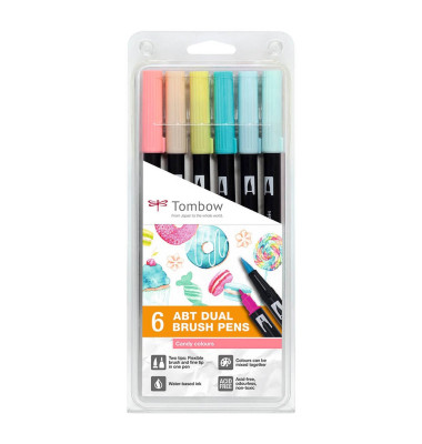 ABT Dual Brush-Pens farbsortiert