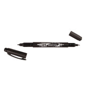 Permanentmarker MONO twin, OS-TME33, schwarz, 0,4-0,8mm Rundspitze/doppel