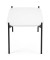 Beistelltisch MEET, 40cm (H), 75x50cm (BxT), rechteckig, wei&szlig; / schwarz