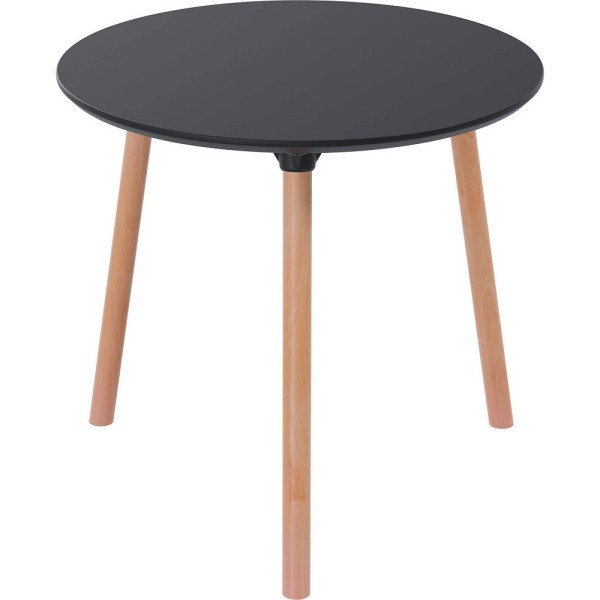 3660141226607 - Bistrotisch Palomba rund 3-Fuß Gestell aus Massivholz Ø 800 x H 750 mm schwarz Buche 3660141226607 - Bistrotisch Palomba rund 3-Fuß Gestell aus Massivholz Ø 800 x H 750 mm schwarz Buche