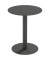 Gartentisch CROSS schwarz rund