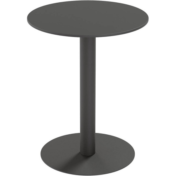 3660141226782 - meet by Paperflow Outdoor-Tisch Cross rund Tellerfuß Ø 600 x H 750 mm schwarz mattschwarz