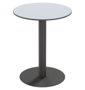 Gartentisch CROSS grau rund